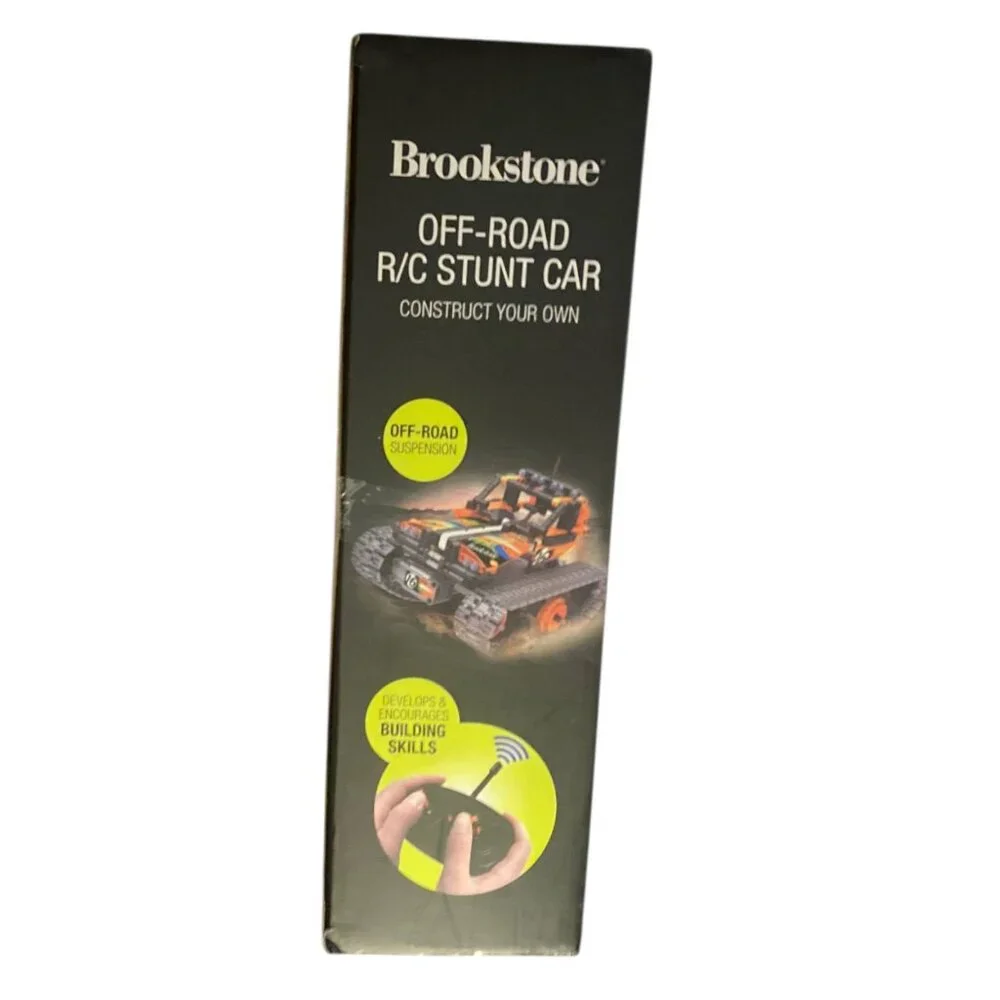 Brookstone Off-Road R/C Stunt‎ Car Construct Your Own 392 Pieces STEM Play Kit